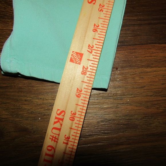 American Apparel Teal Pants Size 30/31 96% Cotton - Picture 3 of 7